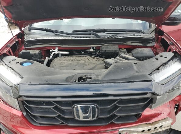 5FPYK3F10MB007284 2021 HONDA RIDGELINE Red Widok wnętrza z tyłu