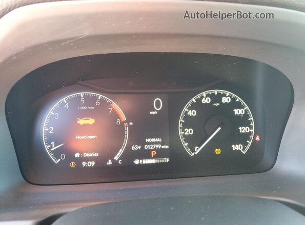 5FPYK3F12RB010095 2024 HONDA RIDGELINE White Widok zestawu wskaźników