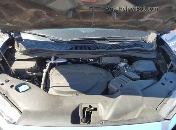 5FPYK3F15NB014510 2022 HONDA RIDGELINE Blue Вид задньої частини салону