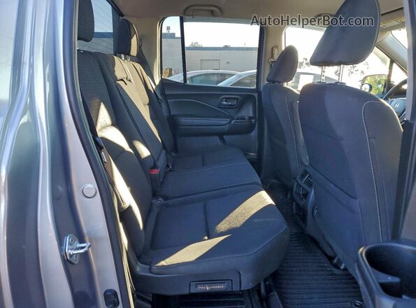 5FPYK3F16MB023604 2021 HONDA RIDGELINE Silver Rear seats view