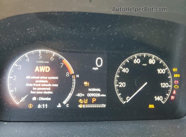 5FPYK3F51RB011841 2024 HONDA RIDGELINE White Սարքավորումների վահանակի տեսք