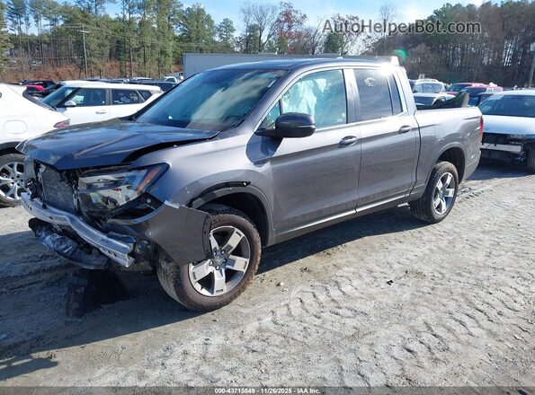 5FPYK3F51SB041590 2025 HONDA RIDGELINE Gray Vista tres cuartos delantera izquierda