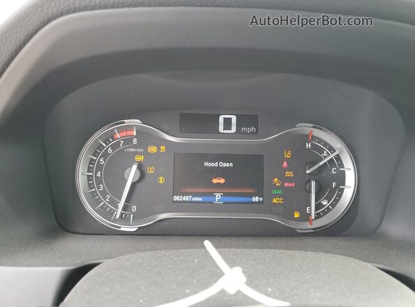 5FPYK3F52LB009877 2020 HONDA RIDGELINE Gray Вид щитка приладів