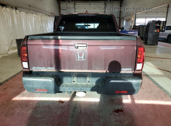 5FPYK3F56JB004002 2018 HONDA RIDGELINE Burgundy 