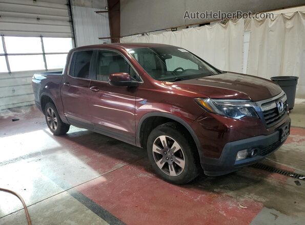5FPYK3F56JB004002 2018 HONDA RIDGELINE Burgundy 