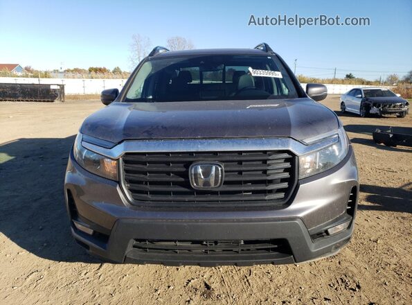 5FPYK3F57MB016423 2021 HONDA RIDGELINE Gray Widok z przodu