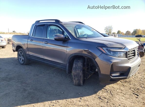 5FPYK3F57MB016423 2021 HONDA RIDGELINE Gray Przód prawy