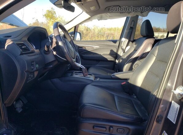 5FPYK3F57MB016423 2021 HONDA RIDGELINE Gray Widok wnętrza z przodu