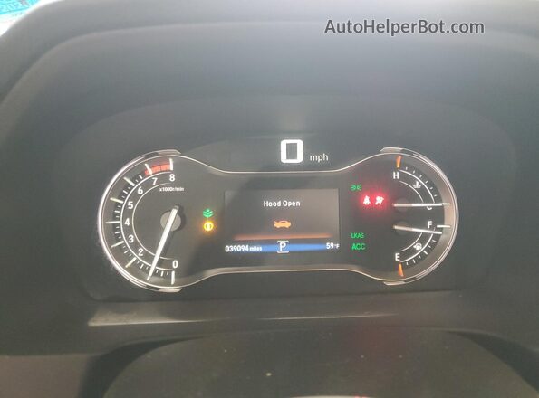 5FPYK3F57MB026028 2021 HONDA RIDGELINE Black Вид щитка приладів