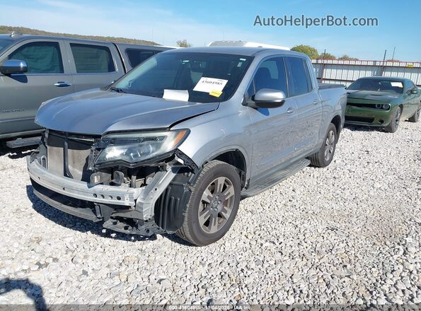 5FPYK3F60JB005784 2018 HONDA RIDGELINE Silver Առջևի ձախ երեք քառորդ տեսարան