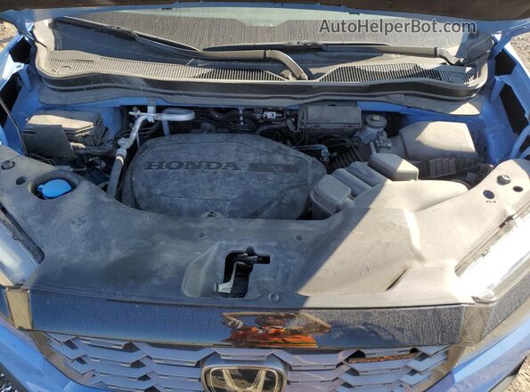 5FPYK3F60RB002833 2024 HONDA RIDGELINE Blue უკანა სალონის ხედი