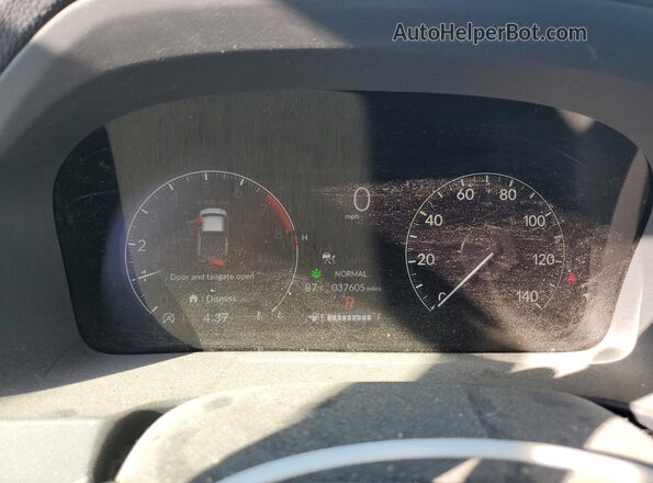 5FPYK3F60RB002833 2024 HONDA RIDGELINE Blue ხელსაწყოთა პანელის ხედი