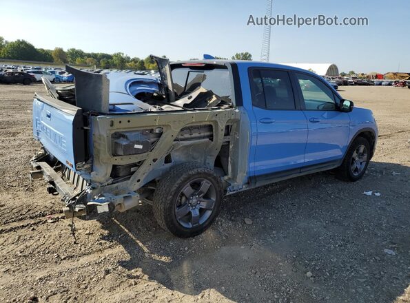 5FPYK3F60RB002833 2024 HONDA RIDGELINE Blue უკანა მარჯვენა