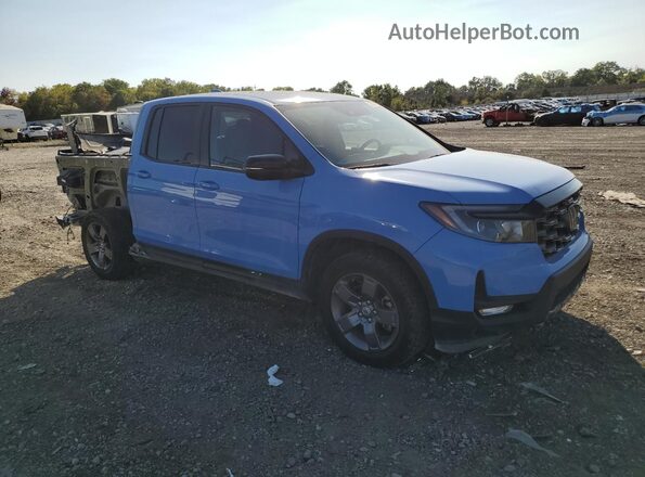 5FPYK3F60RB002833 2024 HONDA RIDGELINE Blue წინა მარჯვენა