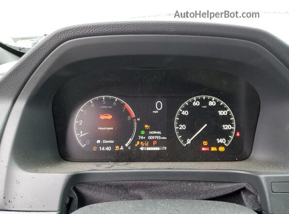 5FPYK3F67SB017240 2025 HONDA RIDGELINE Black Instrument cluster view