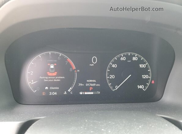 5FPYK3F6XRB008865 2024 HONDA RIDGELINE White Instrument cluster view