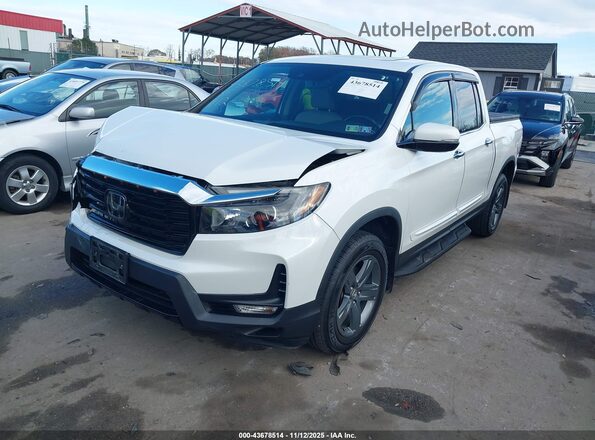5FPYK3F70MB013722 2021 HONDA RIDGELINE Белый Передняя левая четверть