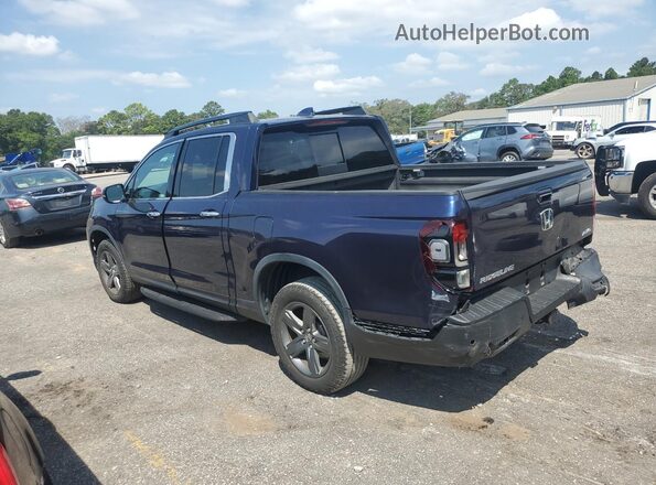 5FPYK3F71NB029946 2022 HONDA RIDGELINE Синий Задняя левая четверть
