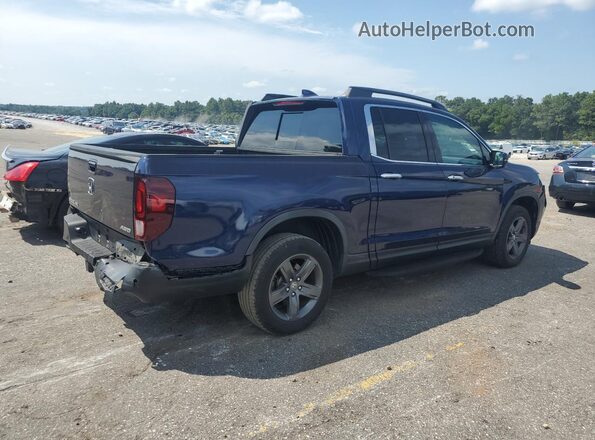 5FPYK3F71NB029946 2022 HONDA RIDGELINE Синий Задняя правая четверть