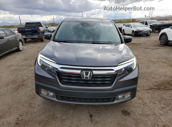 5FPYK3F73LB025510 2020 HONDA RIDGELINE Charcoal Front view