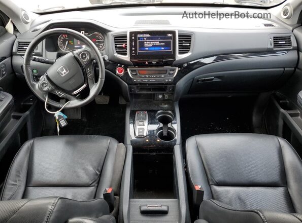 5FPYK3F73LB025510 2020 HONDA RIDGELINE Charcoal Dashboard view