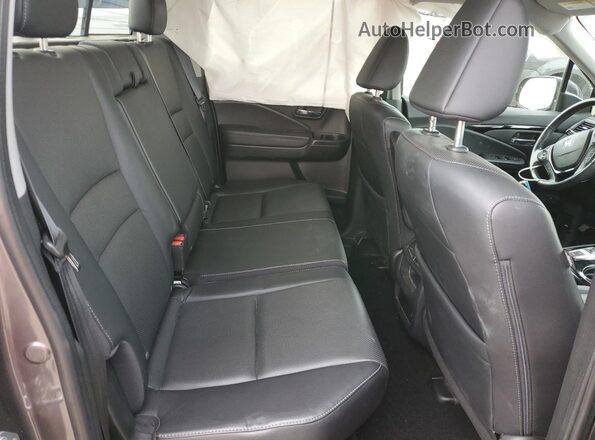 5FPYK3F73LB025510 2020 HONDA RIDGELINE Charcoal Rear seats view