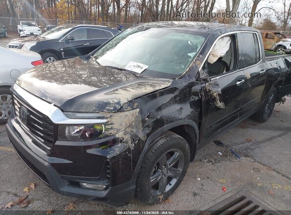 5FPYK3F73MB021944 2021 HONDA RIDGELINE Черный Передняя левая четверть