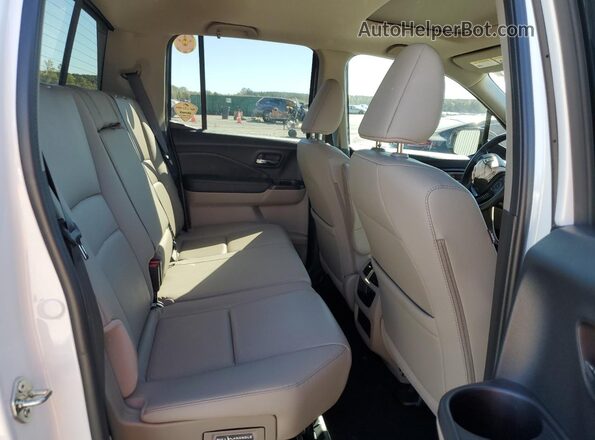 5FPYK3F74LB000308 2020 HONDA RIDGELINE White Вид задніх сидінь