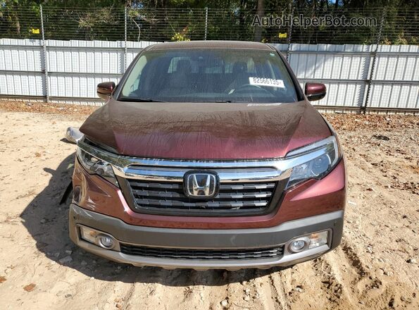 5FPYK3F75LB016534 2020 HONDA RIDGELINE Burgundy წინა ხედი