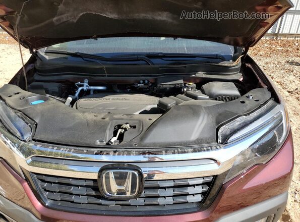5FPYK3F75LB016534 2020 HONDA RIDGELINE Burgundy უკანა სალონის ხედი