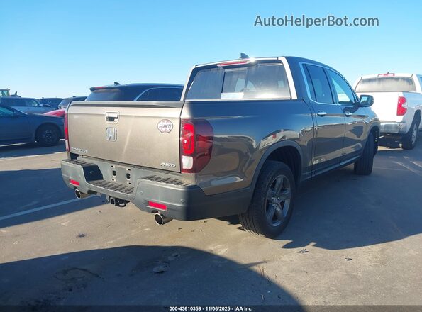 5FPYK3F76PB018007 2023 HONDA RIDGELINE Gray Trasero derecho