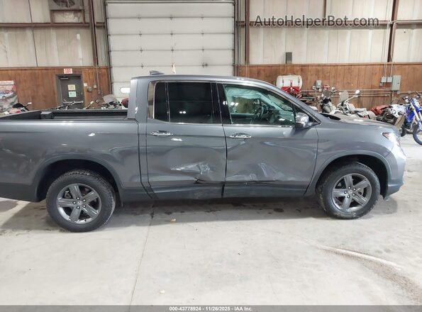 5FPYK3F77NB010088 2022 HONDA RIDGELINE Gray უკანა სალონის ხედი