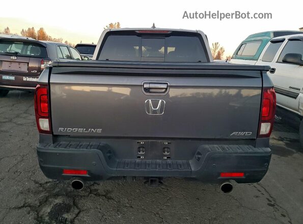 5FPYK3F77NB033029 2022 HONDA RIDGELINE Серый Вид сзади