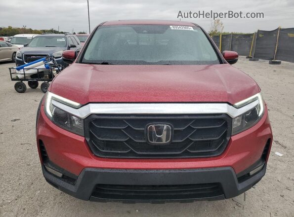 5FPYK3F78NB015929 2022 HONDA RIDGELINE Красный Вид спереди