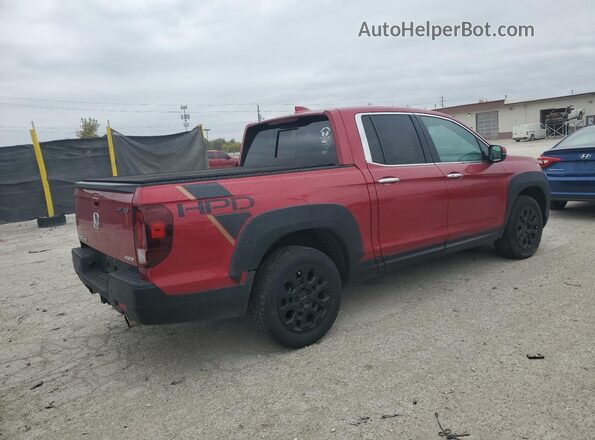 5FPYK3F78NB015929 2022 HONDA RIDGELINE Красный Задняя правая четверть