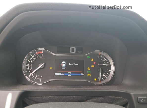 5FPYK3F78NB015929 2022 HONDA RIDGELINE Красный Вид щитка приборов