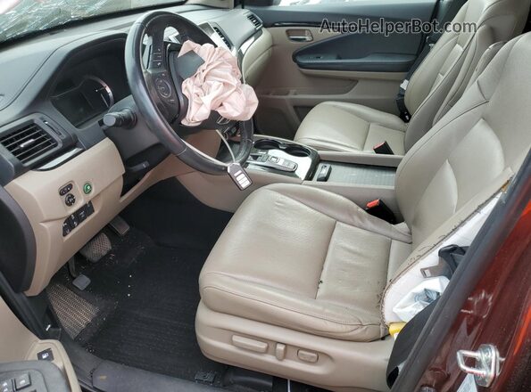 5FPYK3F79LB025785 2020 HONDA RIDGELINE Бордовый Вид салона спереди