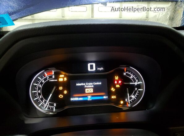 5FPYK3F7XPB012422 2023 HONDA RIDGELINE Blue Vista del cuadro de instrumentos