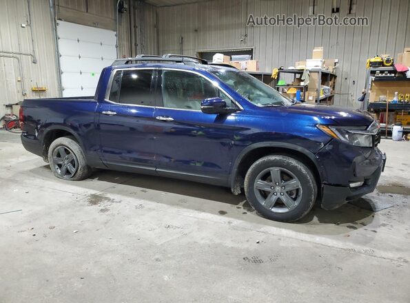 5FPYK3F7XPB012422 2023 HONDA RIDGELINE Blue Delantero derecho
