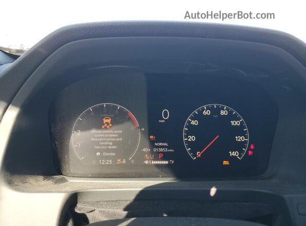 5FPYK3F82RB026617 2024 HONDA RIDGELINE Белый Вид щитка приборов