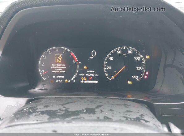 5FPYK3F83SB044954 2025 HONDA RIDGELINE Red Widok tylnych siedzeń