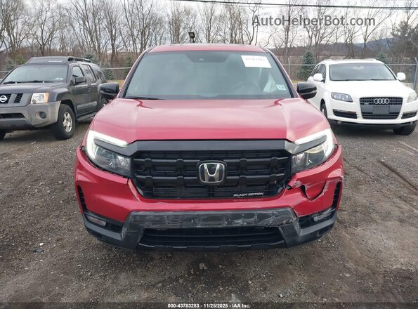 5FPYK3F83SB044954 2025 HONDA RIDGELINE Red Widok zestawu wskaźników