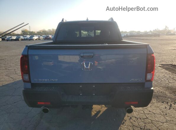 5FPYK3F86NB020801 2022 HONDA RIDGELINE Синий Вид сзади