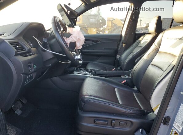 5FPYK3F86NB020801 2022 HONDA RIDGELINE Синий Вид салона спереди
