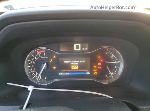 5FPYK3F86NB020801 2022 HONDA RIDGELINE Синий Вид щитка приборов