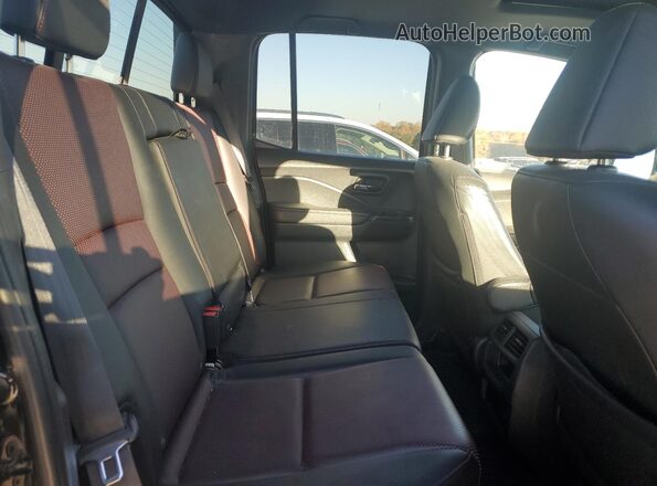 5FPYK3F8XKB036737 2019 HONDA RIDGELINE Black Rear seats view