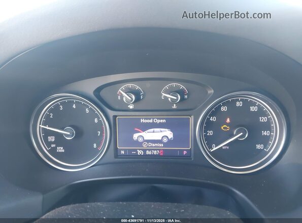 5GAERBKW2LJ256701 2020 BUICK ENCLAVE Черный Вид задних сидений