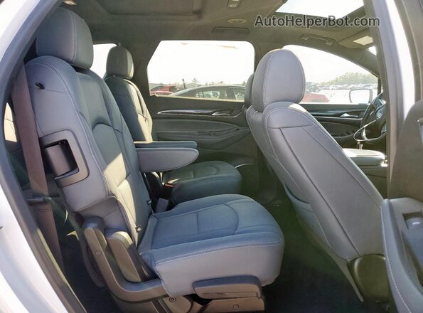 5GAERBKW2PJ237619 2023 BUICK ENCLAVE White ძრავის განყოფილების ხედი