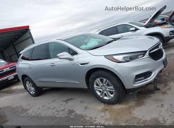 5GAERBKW7MJ106049 2021 BUICK ENCLAVE Silver Rear interior view