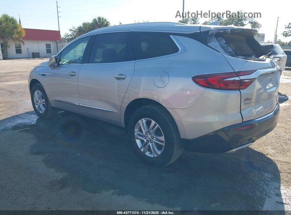 5GAERBKW7MJ178286 2021 BUICK ENCLAVE Silver Trasero izquierdo